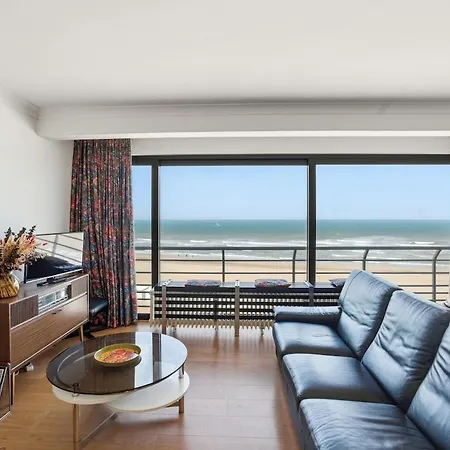 Apartamento Estran Op De Zeedijk Met Frontaal Zeezicht - Sint-idesbald Koksijde